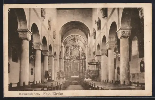 AK Hamersleben, Kath. Kirche, Innenansicht