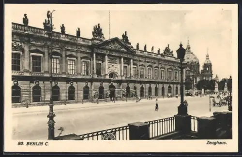 AK Berlin, Blick auf das Zeughaus