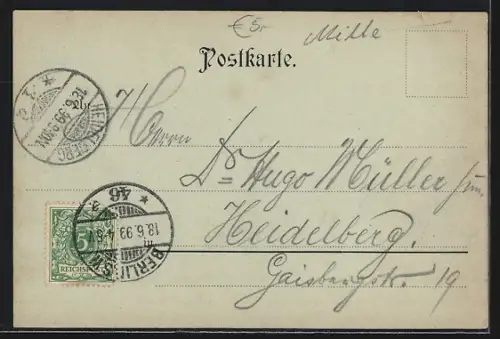 AK Berlin, Blick auf den Gendarmenmarkt