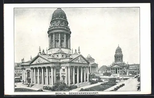 AK Berlin, Gendarmenmarkt, Gesamtansicht