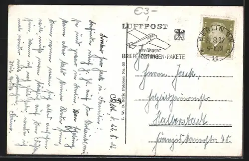 AK Berlin, Ansicht der Nationalgalerie