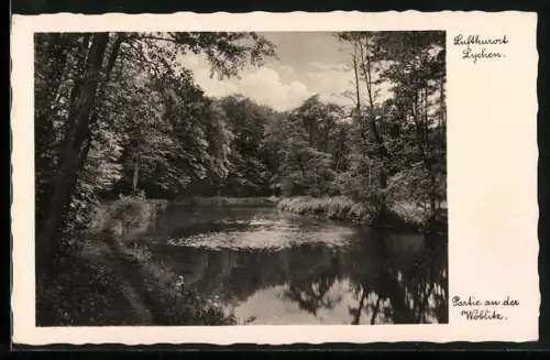 AK Lychen, Partie an der Woblitz