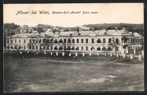 AK Mauer bei Wien, Wasser-Heil-Anstalt Sans souci