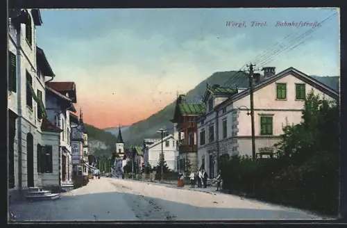 AK Wörgl, Bahnhofstrasse