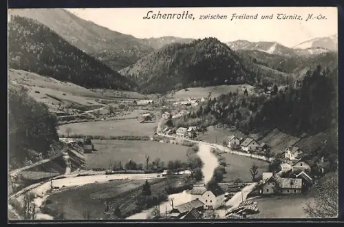 AK Türnitz /N.-Oe., Lehenrotte mit Berglandschaft