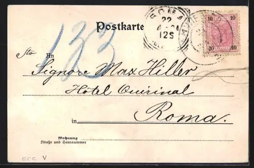 AK Wien, Kohlmarkt mit Michaelerkirche
