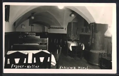 AK Schwaz /Tirol, Innenansicht vom Restaurant Fugger-Keller
