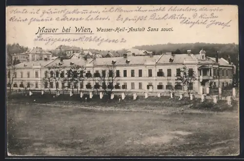AK Mauer bei Wien, Wasser-Heil-Anstalt Sans souci