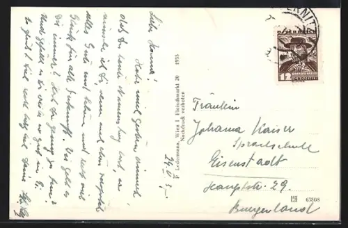 AK Pernitz /N.-Oe., Kindererholungsheim gegen Dürre Wand