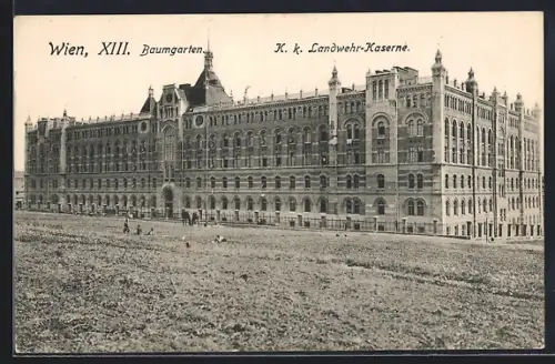 AK Wien, Baumgarten, K. k. Landwehr-Kaserne