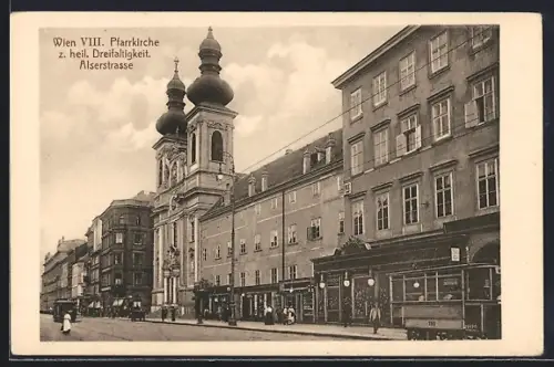 AK Wien, Pfarrkirche z. heil. Dreifaltigkeit, Alserstrasse