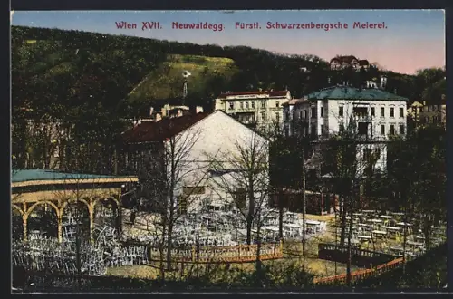 AK Wien-Neuwaldegg, Fürstlich Schwarzenbergsche Meierei