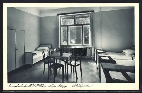 AK Wien-Neuwaldegg, Gauschule der DAF, Schlafraum