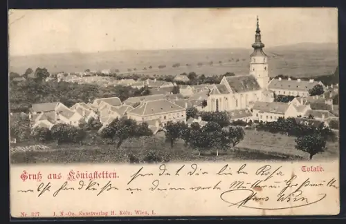 AK Königstetten, Totalansicht