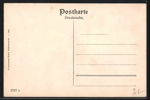 AK Heiligenkreuz bei Baden, Ortsansicht mit Umgebung