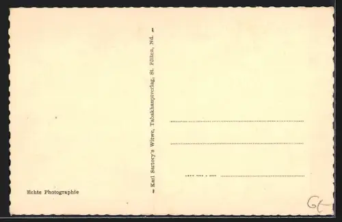 AK St. Pölten /N. D., Das Amtsgebäude mit Gartenanlage