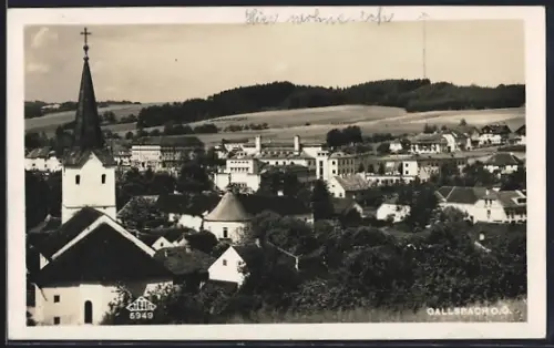 AK Gallspach /O.Ö., Ortsansicht aus der Vogelschau