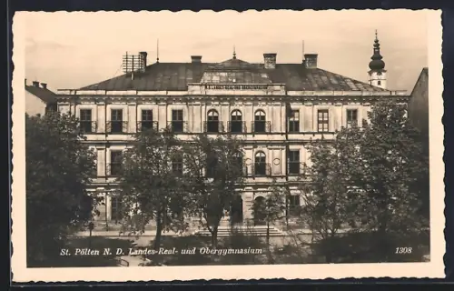 AK St. Pölten /N. D., Landes-Real- und Obergymnasium
