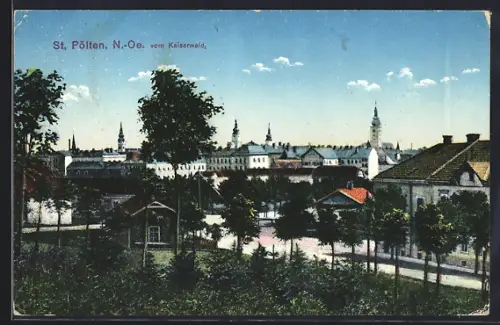 AK St. Pölten, Blick zum Ort