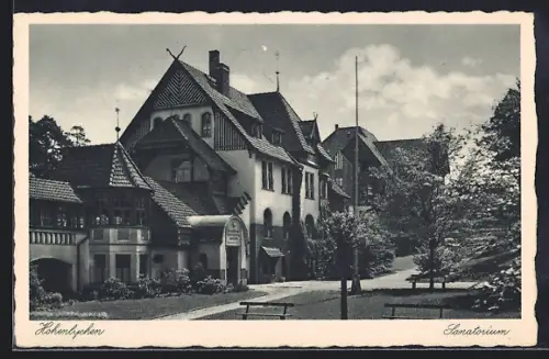 AK Hohenlychen, Ansicht vom Sanatorium