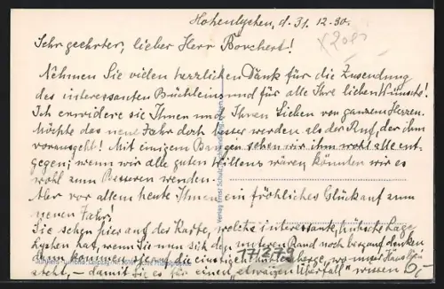 AK Lychen, Ortsansicht vom Flugzeug aus