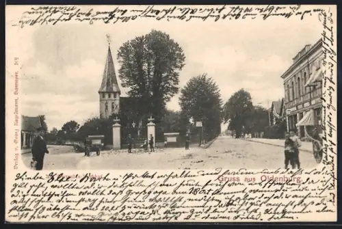 AK Oldenburg / O., Am Gertruden-Kirchhof