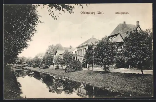 AK Oldenburg /Gr., Staugraben