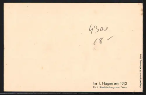 AK Essen / Ruhr, Im 1. Hagen um 1912