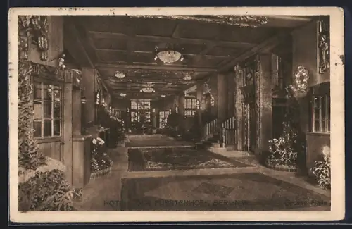 AK Berlin-Tiergarten, Hotel Der Fürstenhof am Potsdamer Platz