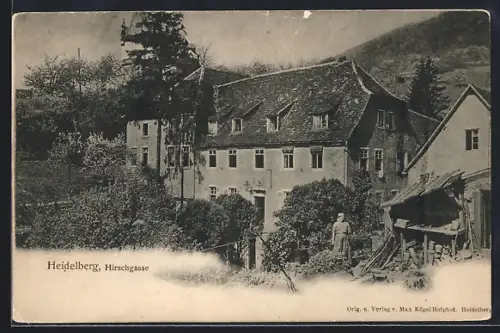 AK Heidelberg, Strasse Hirschgasse