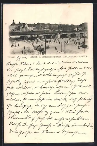 AK Berlin-Charlottenburg, U-Bahnhof Zoologischer Garten
