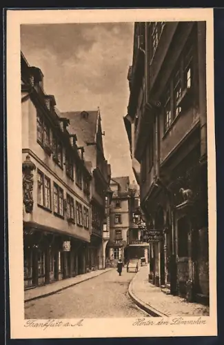AK Alt-Frankfurt, Strasse hinter dem Lämmchen