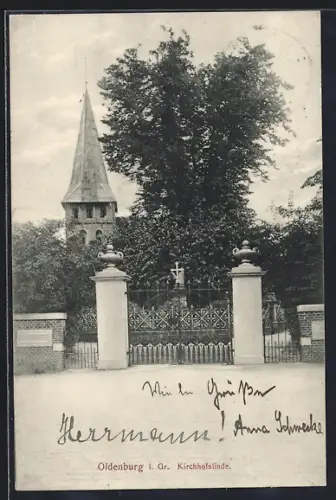 AK Oldenburg i. Gr., Kirchhofslinde