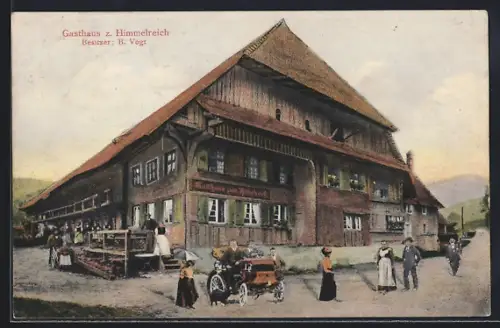 AK Tübingen, Gasthaus zum Himmelreich B. Vogt