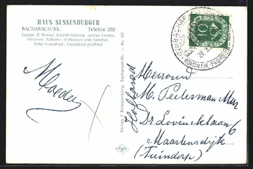 AK Bacharach, Haus Sussenburger