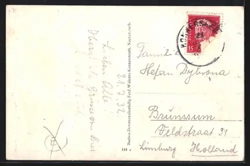 AK Konnersreuth, Geburts- und Wohnhaus der Therese Neumann Resl`s Stübchen, Inneres der Pfarrkirche, Feldkreuz