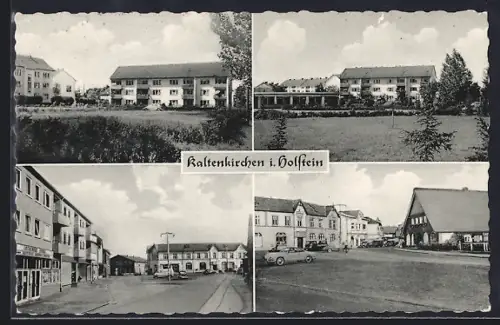 AK Kaltenkirchen i. Holstein, Strassenpartie mit Geschäft, Ortspartien