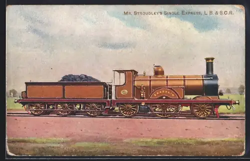 AK Mr Stroudleys Single Express LB & SCR, englische Eisenbahn