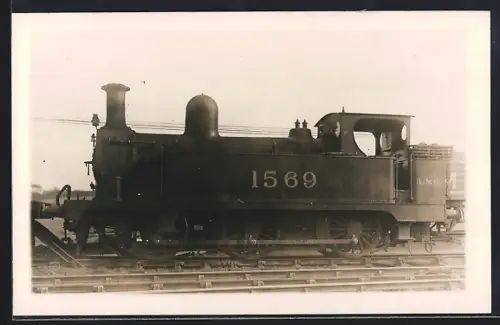 Foto-AK Dampflokomotive No. 1569 LMS, englische Eisenbahn
