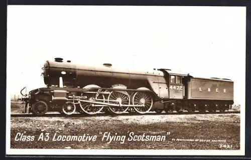 AK Class A3 Locomotive Flying Scotsman, englische Eisenbahn