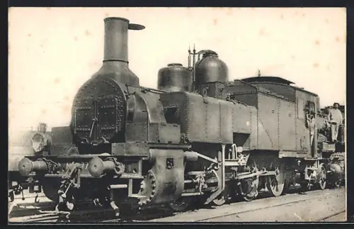 AK Machine-tender No. 7711, französische Eisenbahn