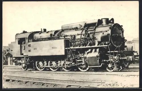 AK Machine-tender No. 41702, französische Eisenbahn