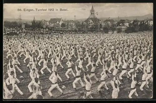 AK Basel, 56. Eidgen. Turnfest 1912
