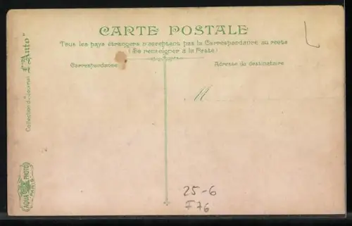 AK Fresnay-Folny, Circuit de la Seine-Inférieure, Autorennen