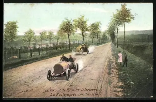 AK Londinières, Circuit de la Seine-Inférieure, Autorennen