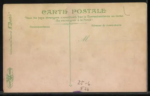 AK Dieppe, Circuit de la Seine-Inferieure, La Route de la fourche, Autorennen