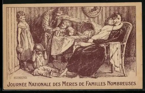 AK Kinderfürsorge Journee Nationale des Meres de Familles Nombreuses