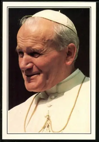 AK Portrait des Papstes Johannes Paul II.