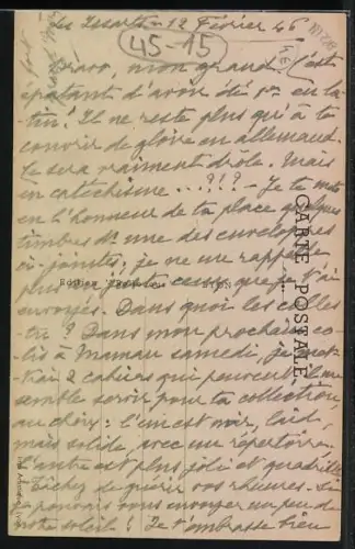 AK Kleines Paar mit Hund im Segelboot auf dem Meer