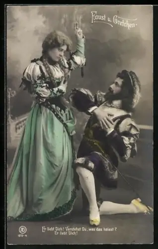 AK Er liebt Dich!, Faust und Gretchen